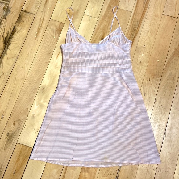 Urban Outfitters Sparkle & Fade pink striped chemise, size M - Picture 2 of 10